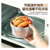 Caja de almuerzo de titanio puro microondas calentable estudiante trabajador de oficina cantina batiendo comida sellada lata de sopa portátil caja de bento desayuno details Picture